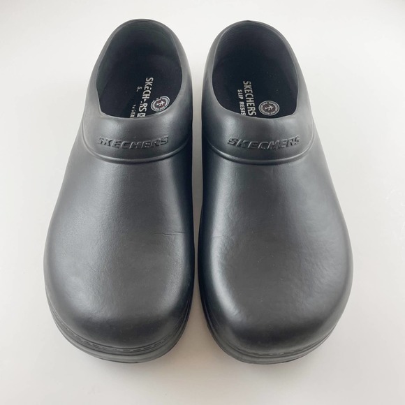 Skechers Men’s Work Slip-on Slip Resistant Casual Clog - Picture 2 of 10